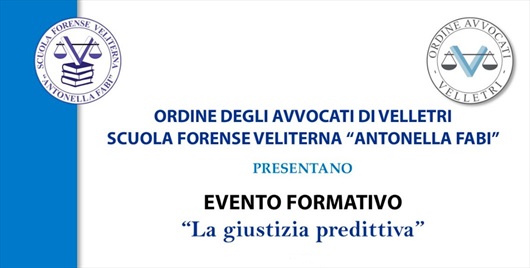 Evento Formativo La giustizia predittiva